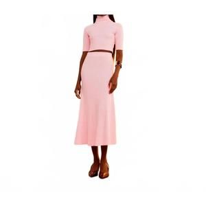 NEW LALIBELA moyenne midi skirt in pink